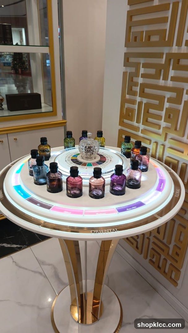 Perfume Display Table