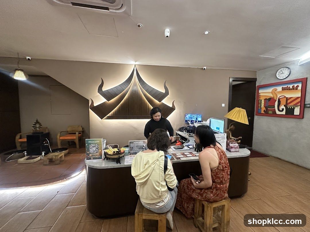Spa Reception Area