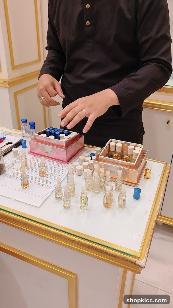 Perfume Samples Display