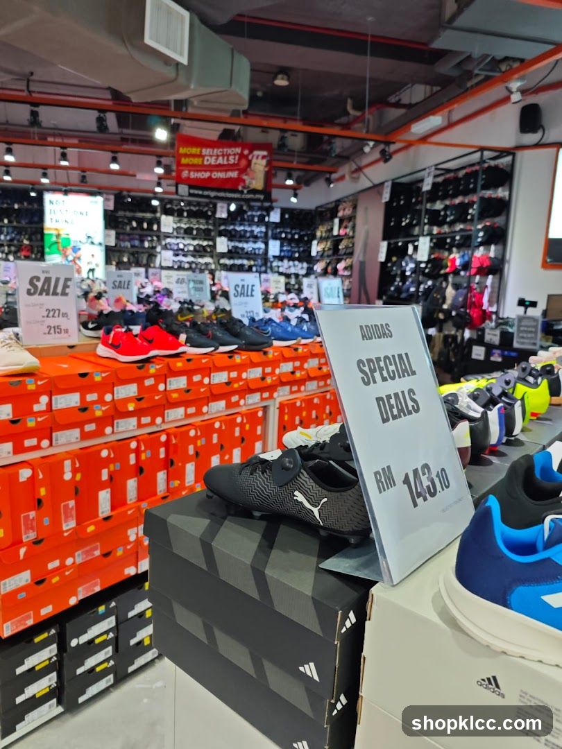 Sports Shoe Store Sale