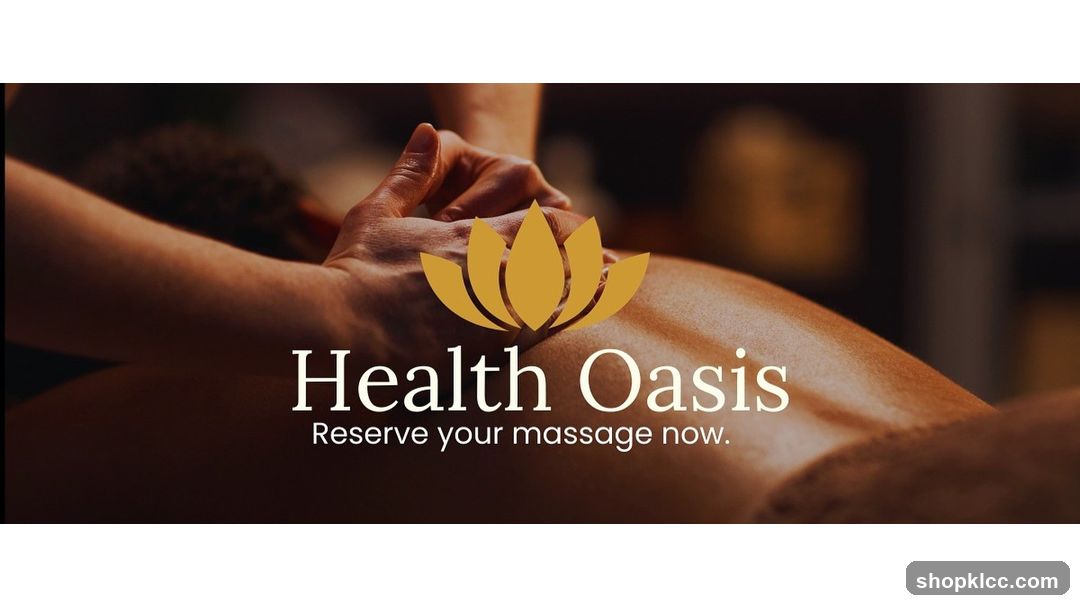 Health Oasis Massage Advertisement