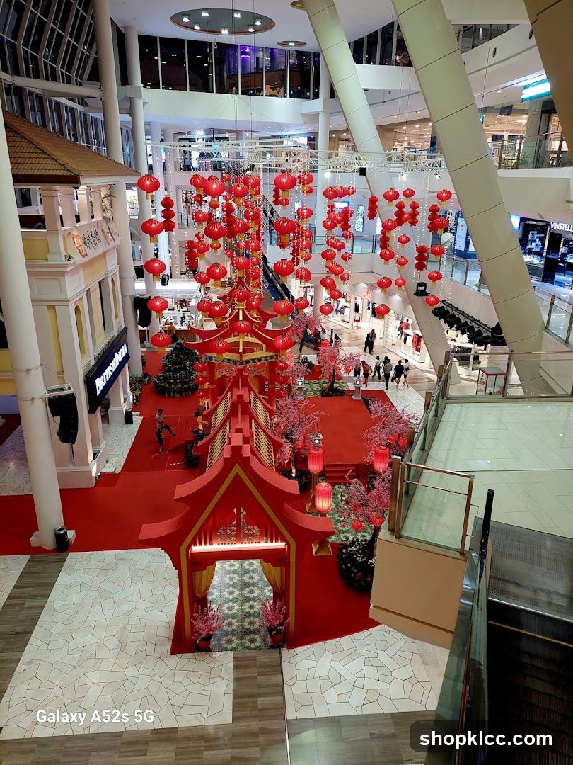 Chinese New Year Decorations in a Mall