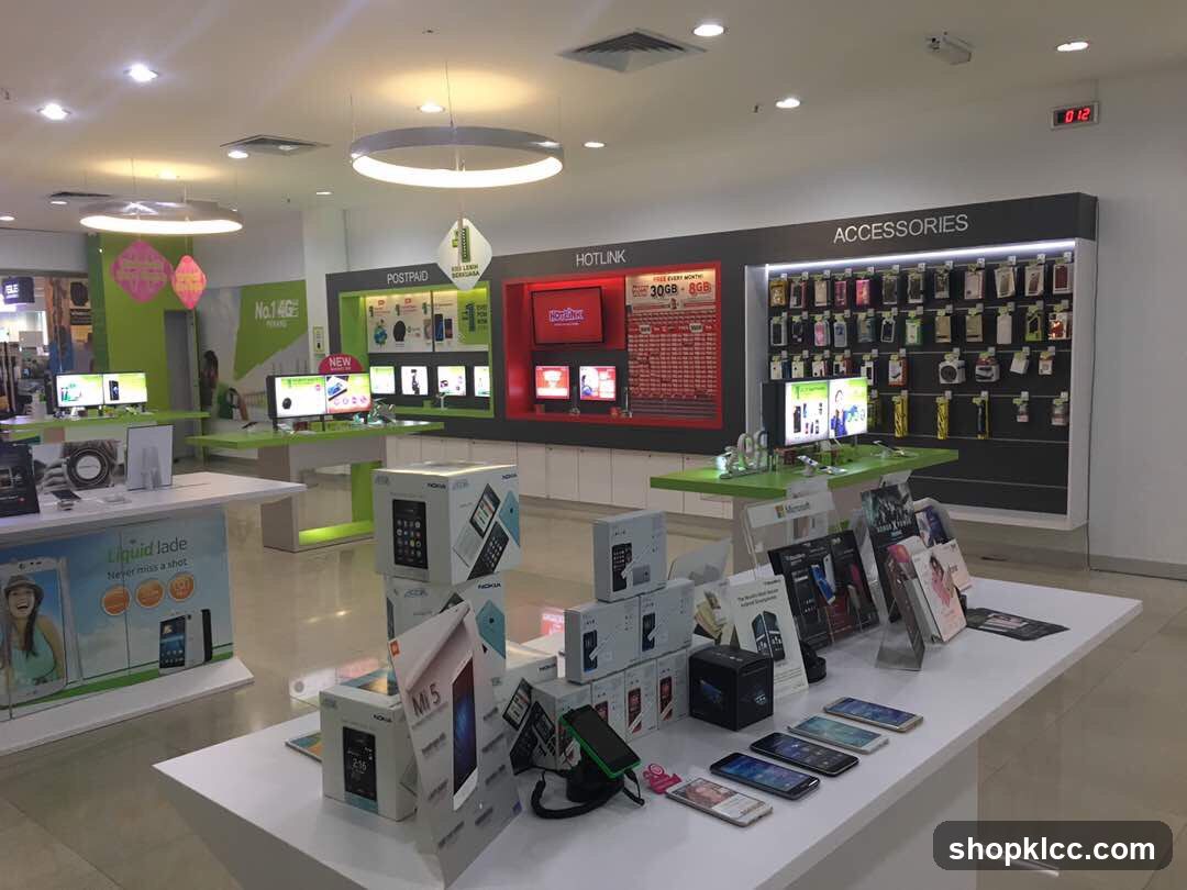 Mobile Phone Store Interior