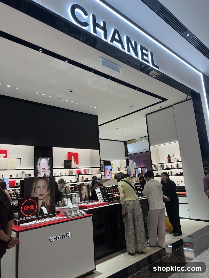 Chanel Cosmetics Display