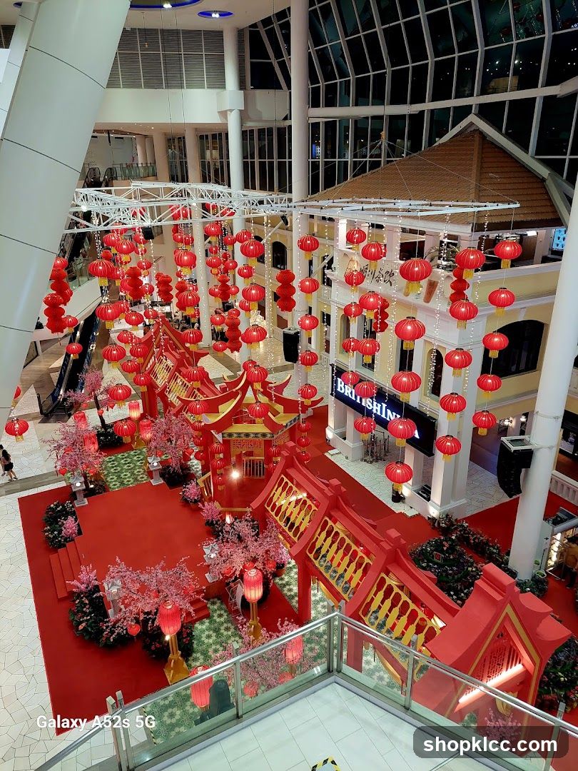 Chinese New Year Decorations in a Mall