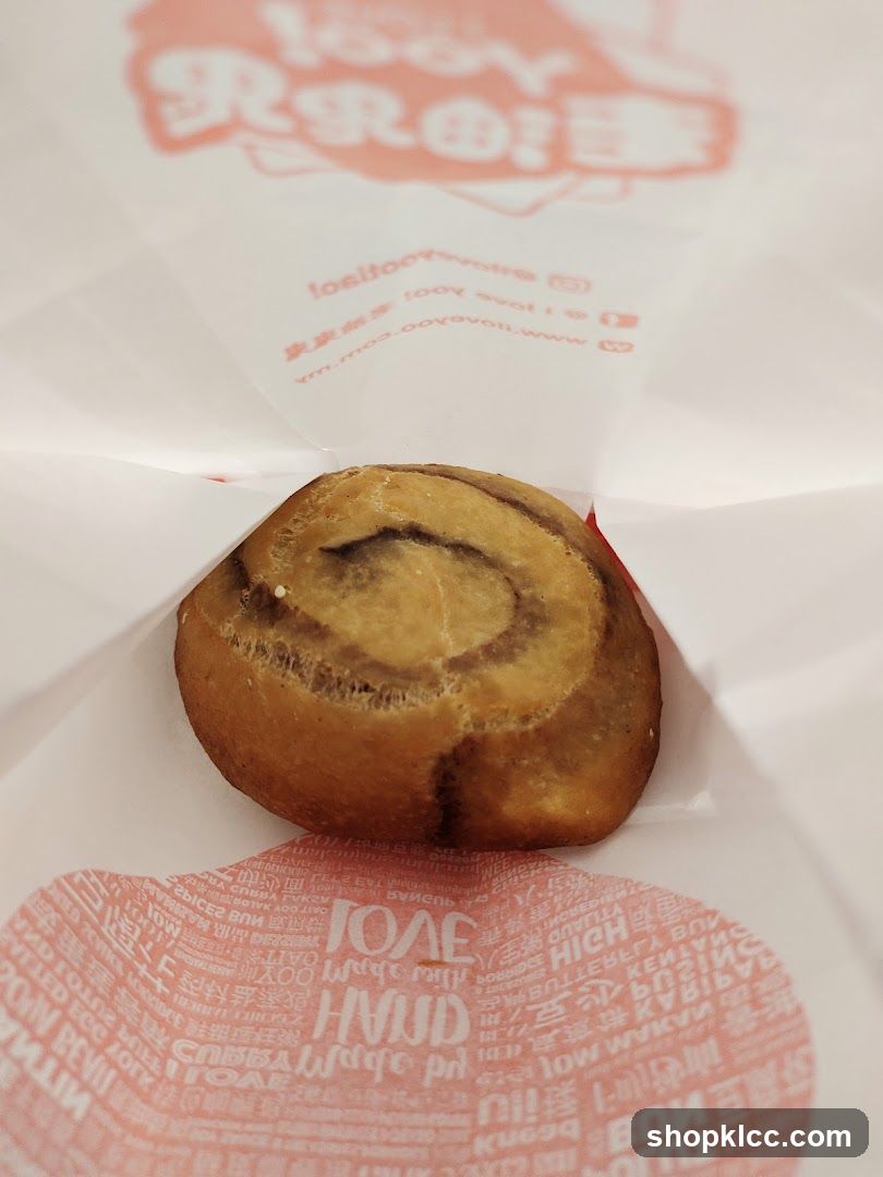 Cinnamon Roll in Bag