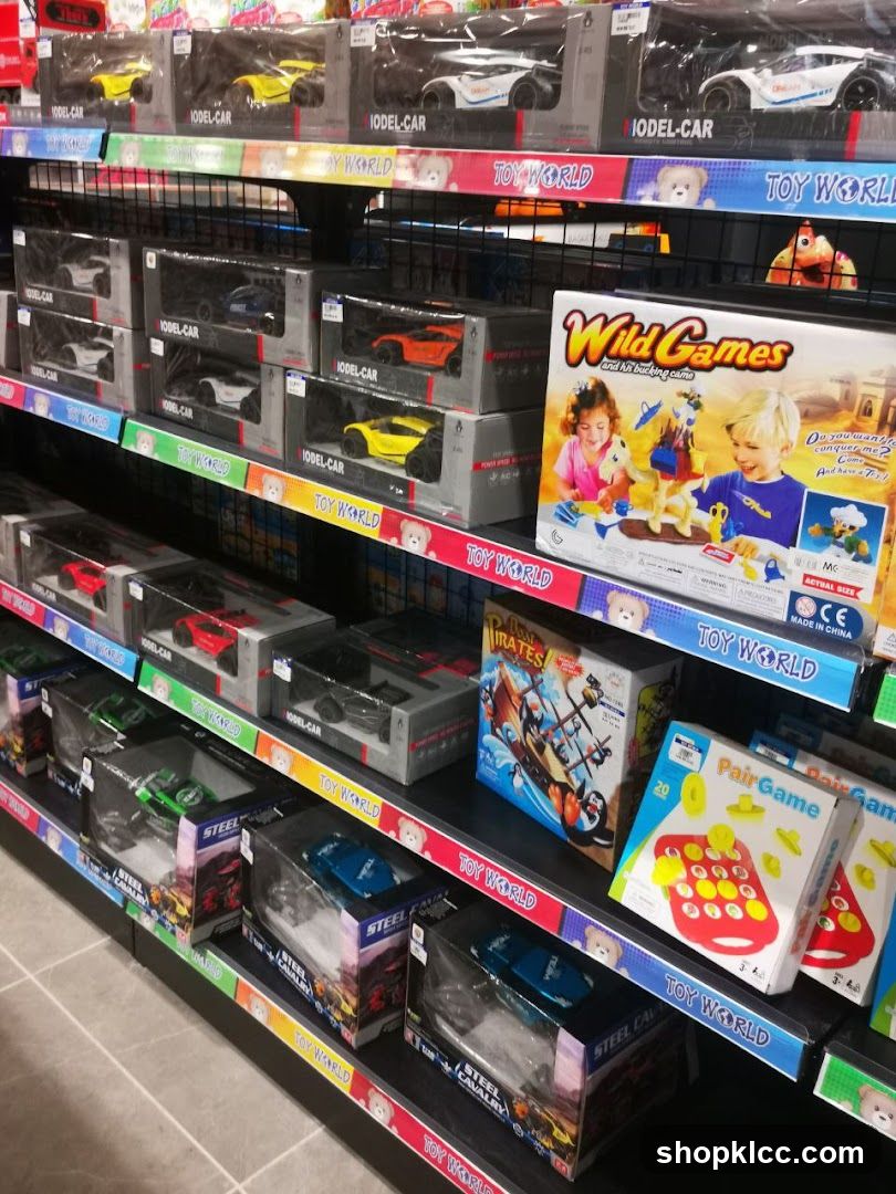 Toy Store Shelves