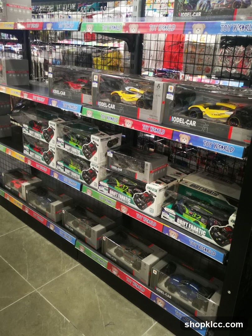 Toy Store Shelves