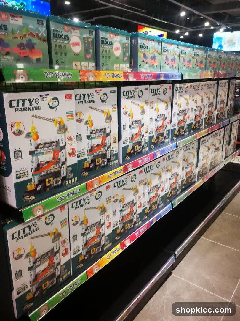 Toy Store Shelves
