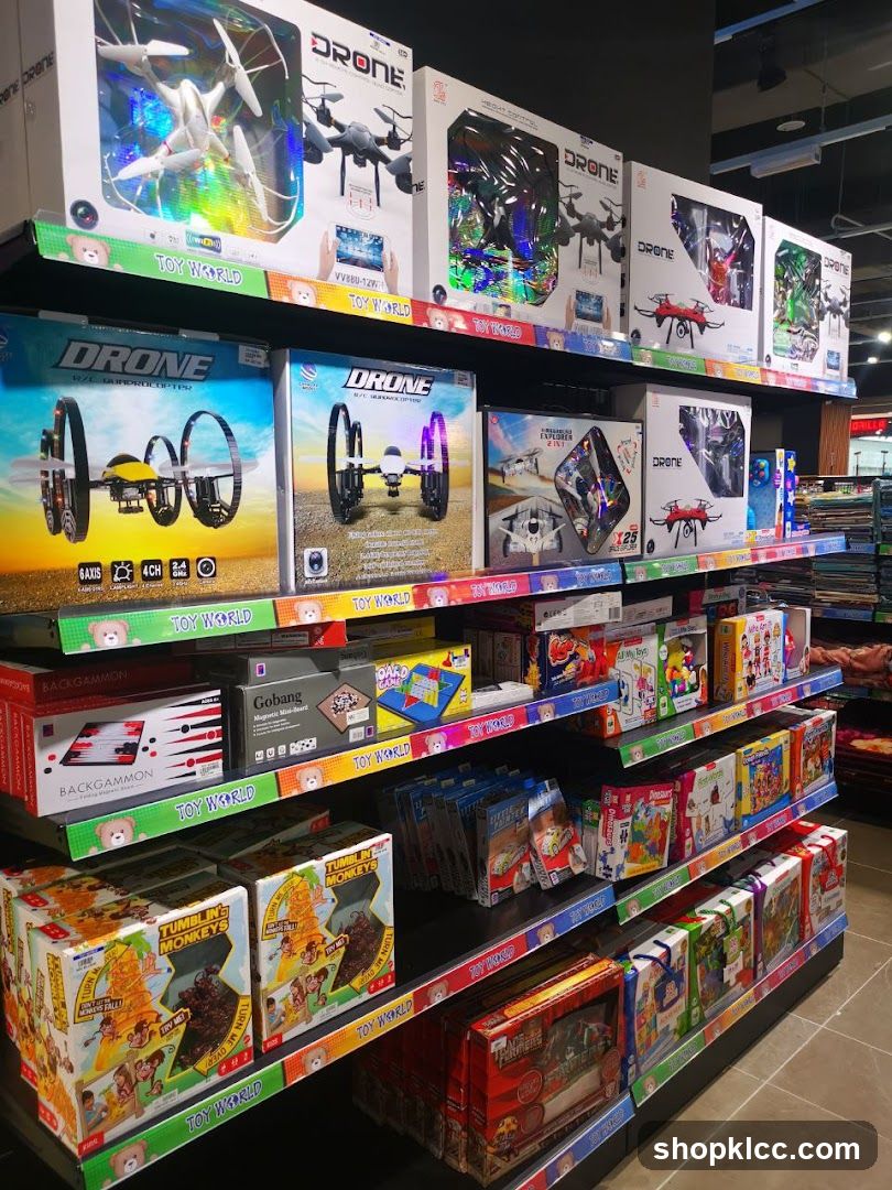 Toy Store Shelves