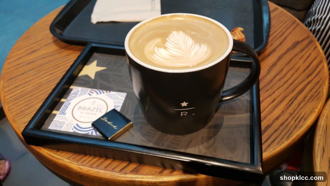 Starbucks Coffee with Latte Art