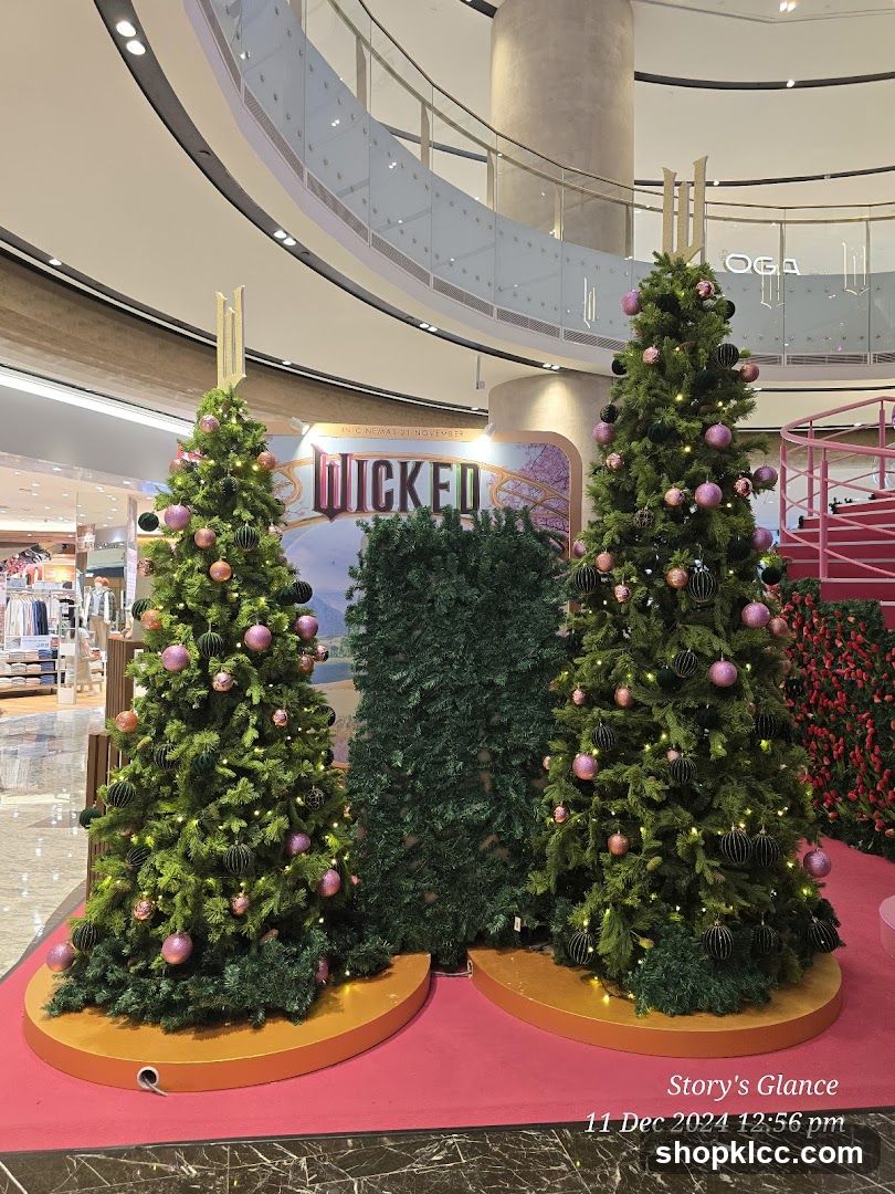 Christmas Trees and "Wicked" Advertisement