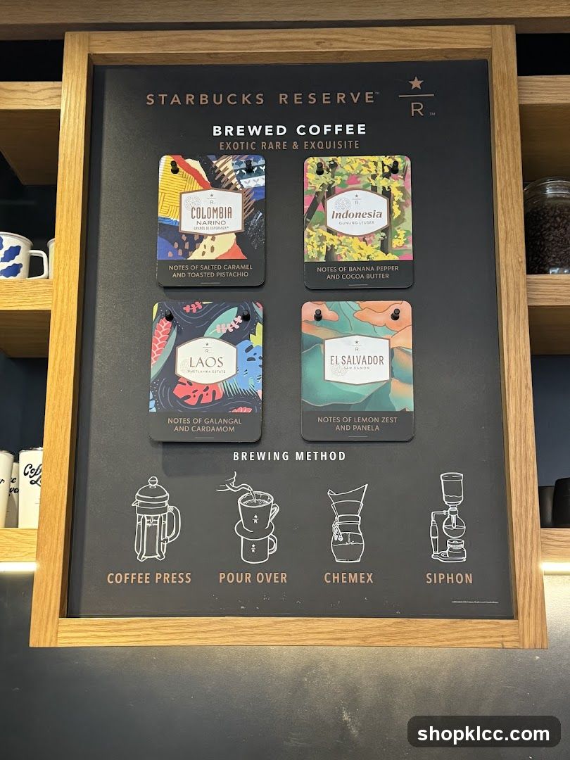 Starbucks Reserve Brewed Coffee