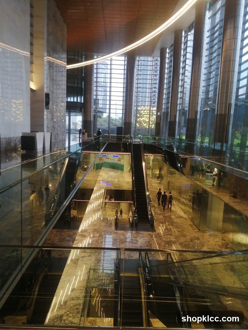 Modern Atrium with Escalators