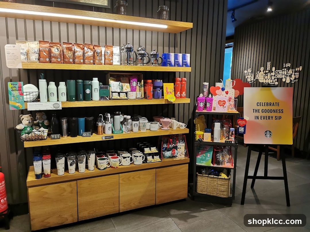 Starbucks Merchandise Display