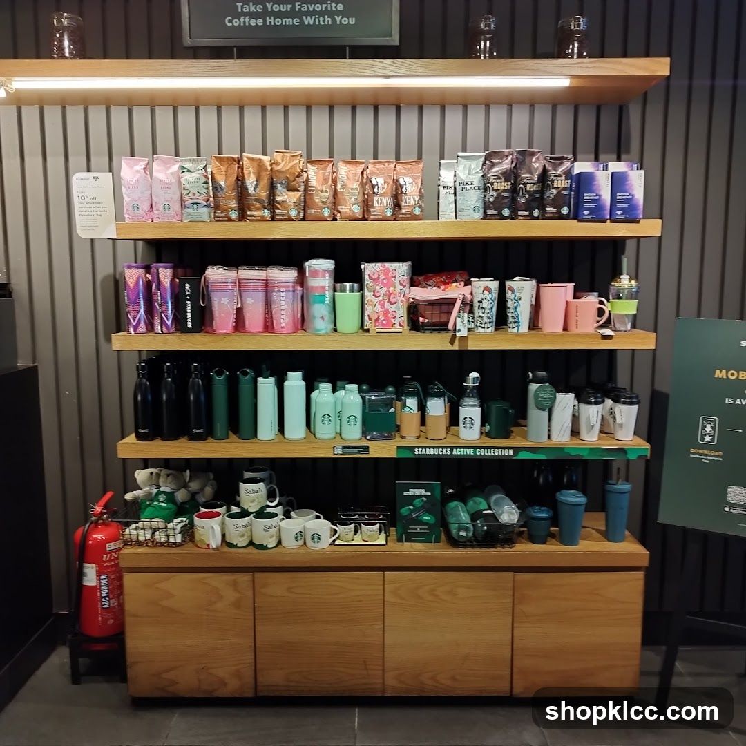 Starbucks Merchandise Display