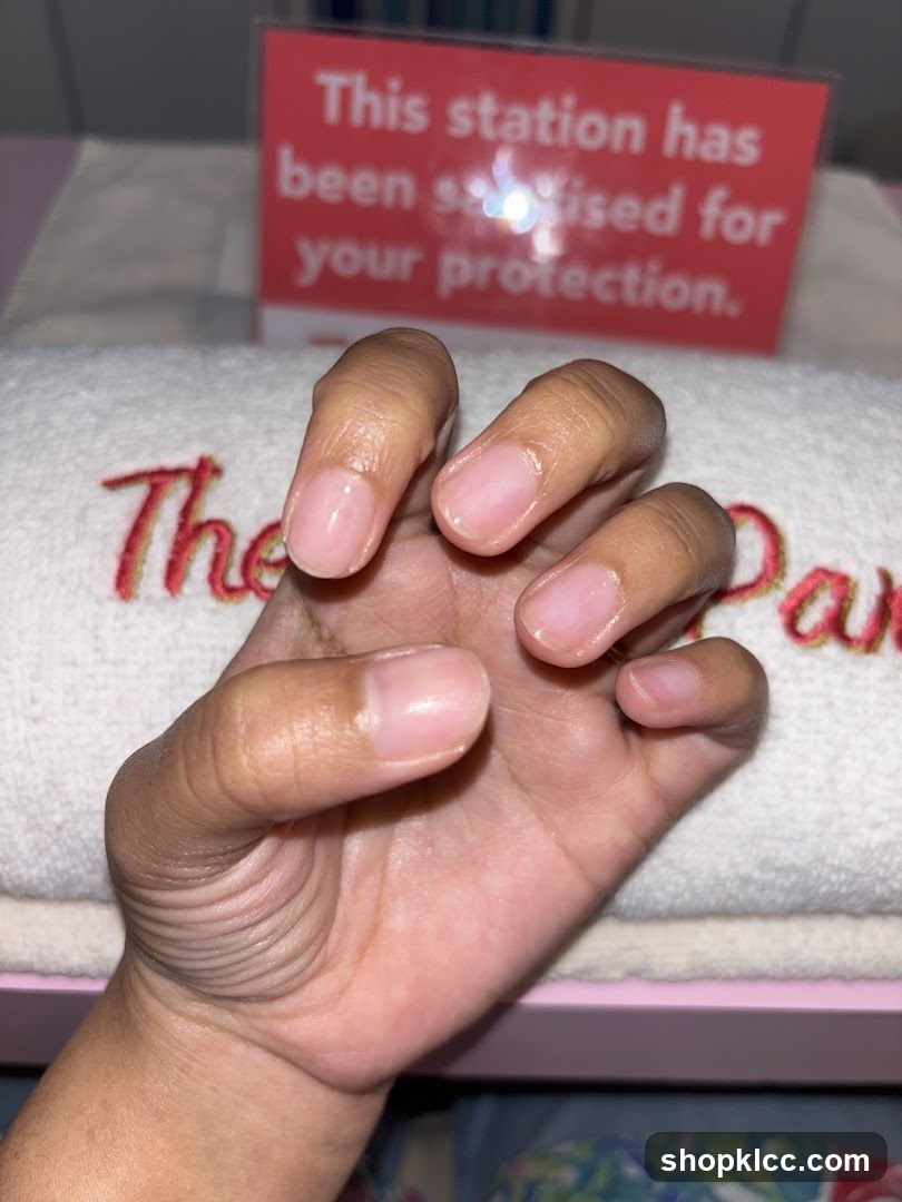 Nail Station Sanitization Notice