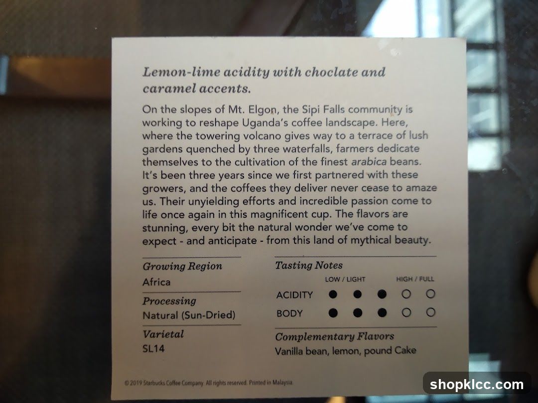 Coffee Tasting Notes