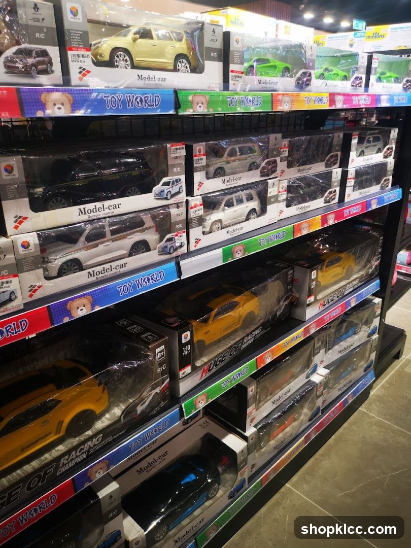 Toy Cars on Display