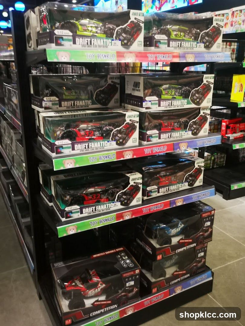 RC Cars on Display