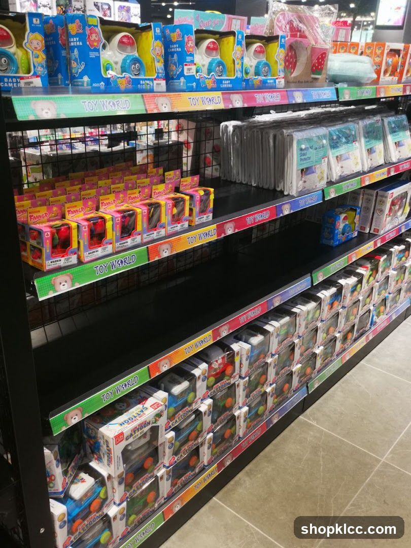 Toy Store Shelves