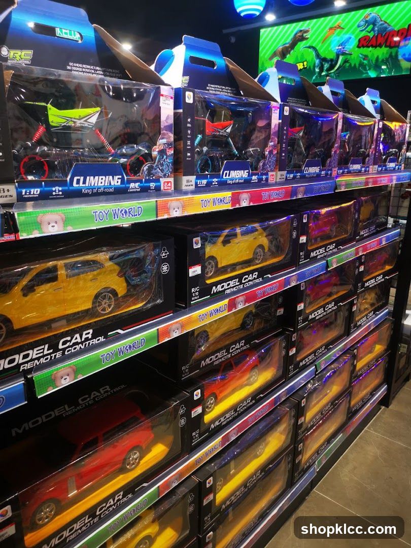 Toy Store Shelves