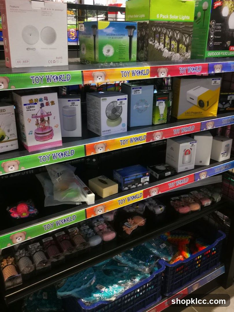 Toy World Store Shelves