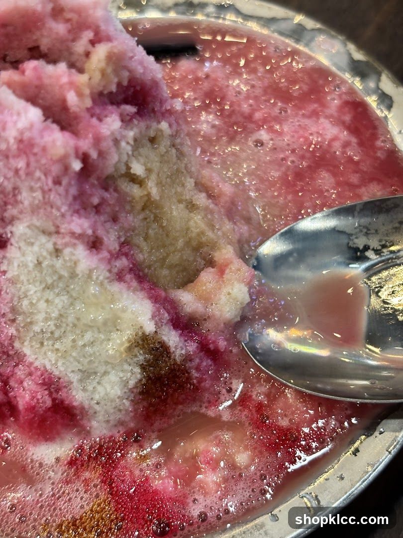Shaved Ice Dessert