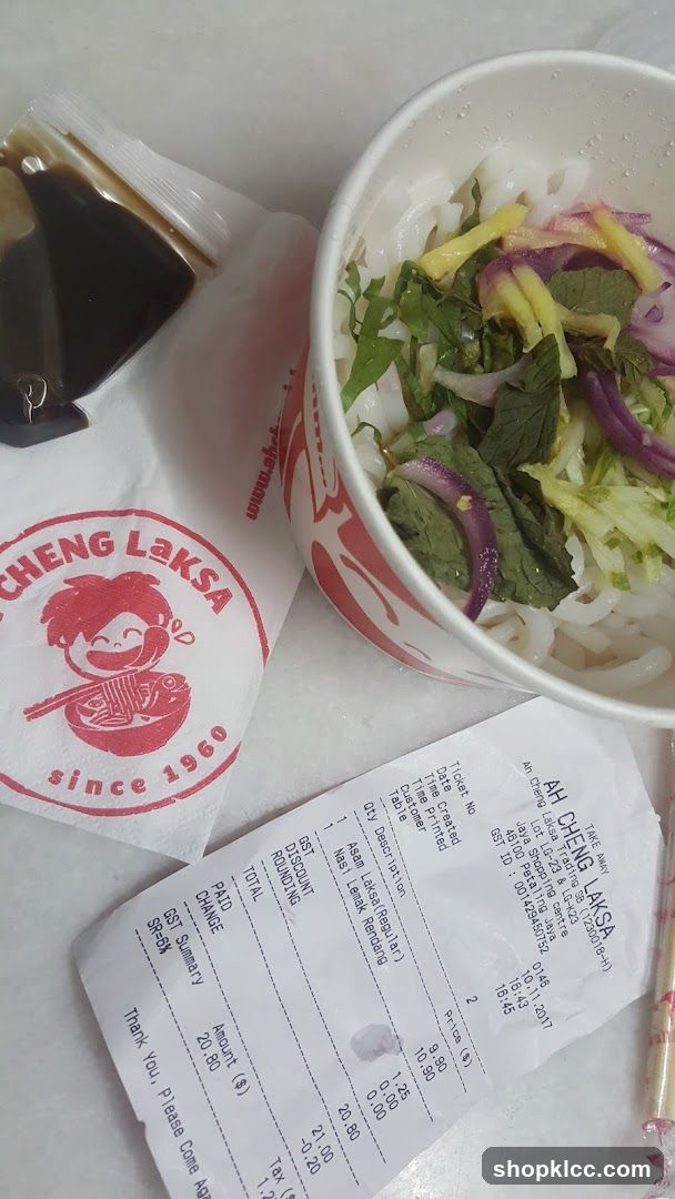 Takeaway Meal with Receipt