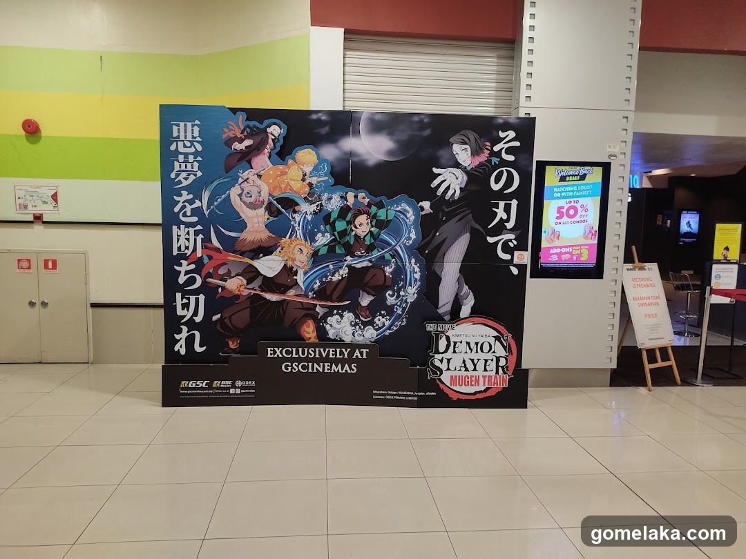 Demon Slayer Movie Poster Display