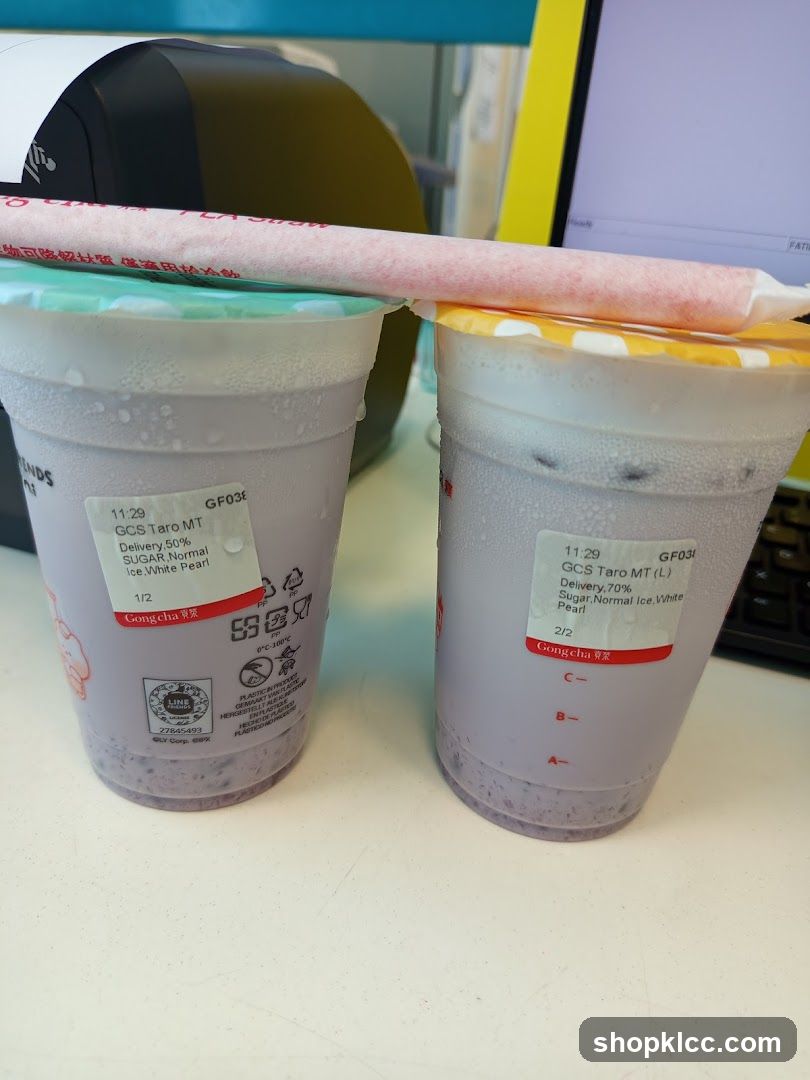 Gong Cha Taro Drinks