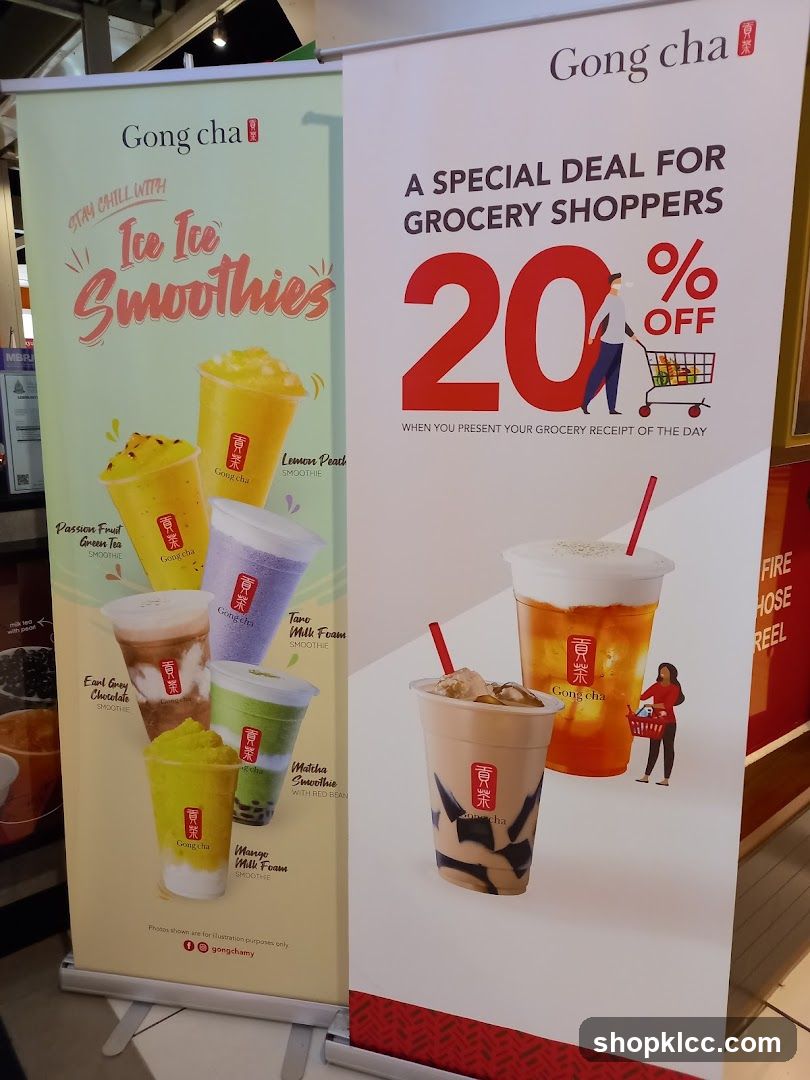 Gong Cha Smoothies and Grocery Shopper Deal