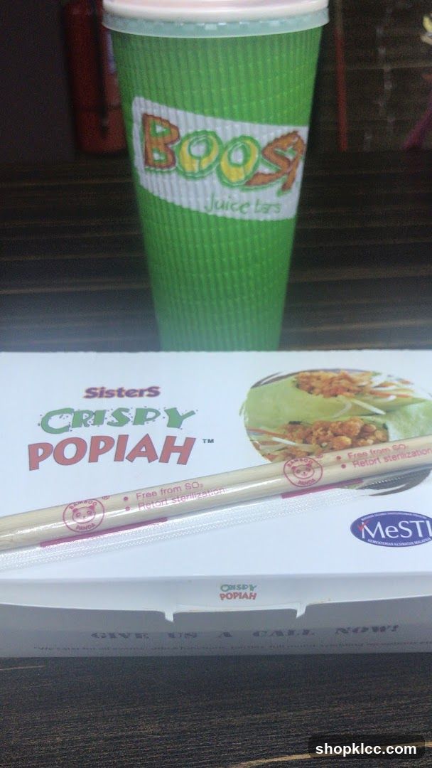 Boost Juice and Crispy Popiah