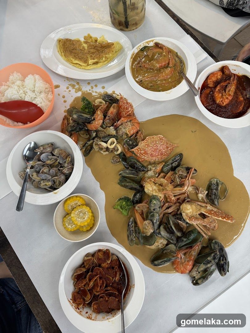 Table with Seafood Feast