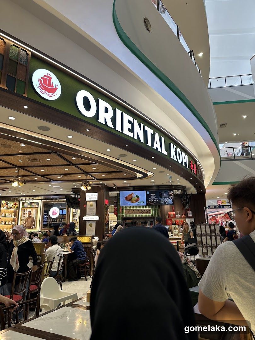 Oriental Kopi storefront interior view