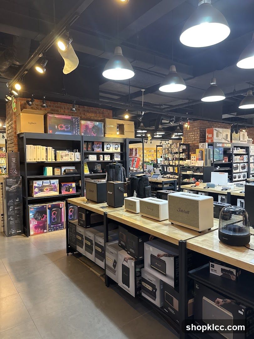 Electronics Store Interior
