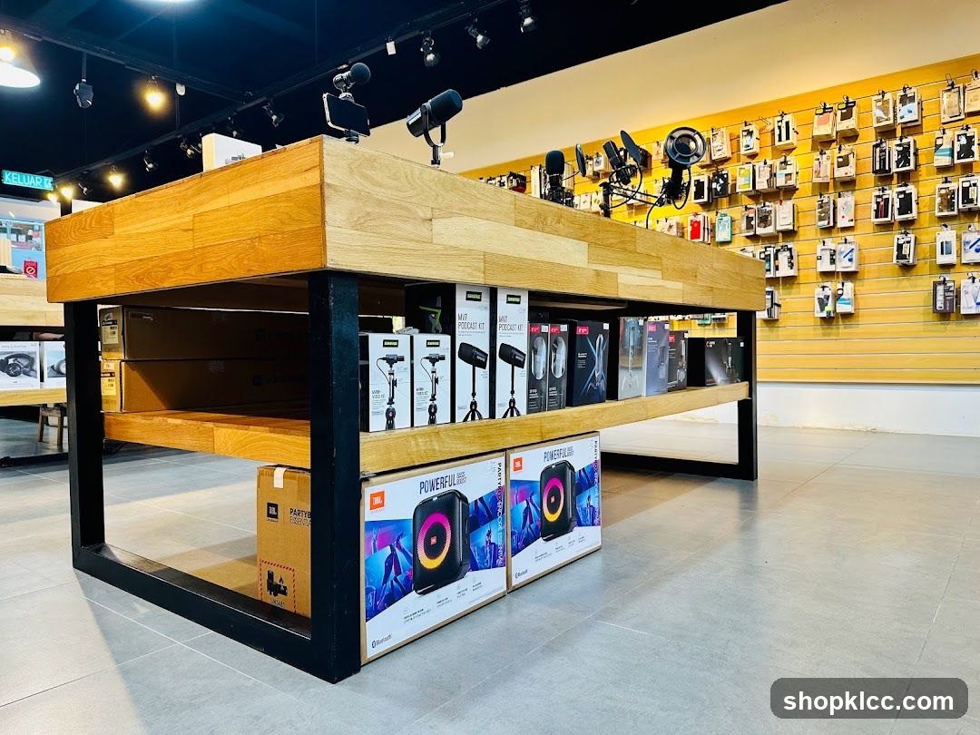 Electronics Store Interior Display