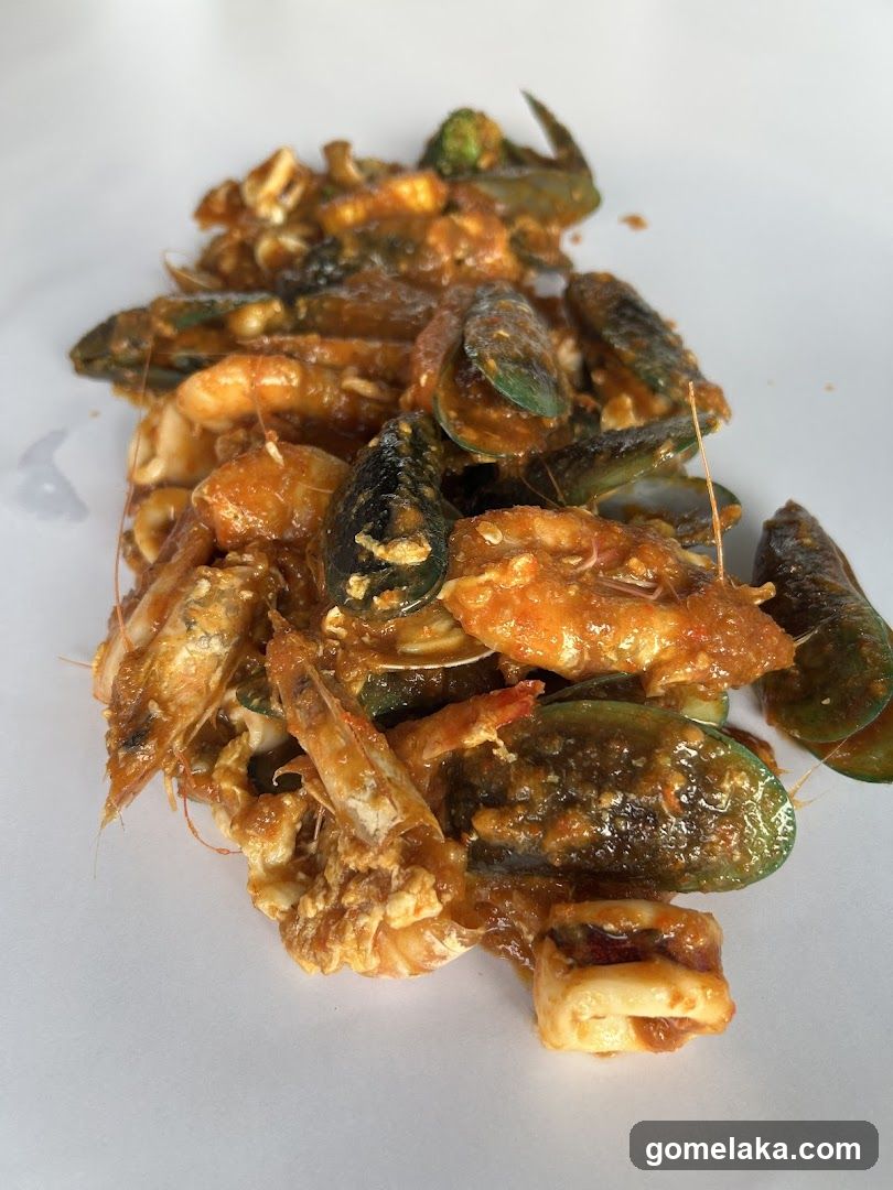 Seafood dish