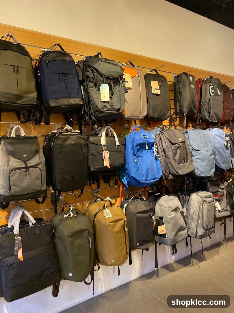 Backpack Display Wall