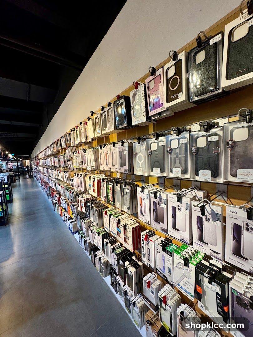 Phone Case Display Wall