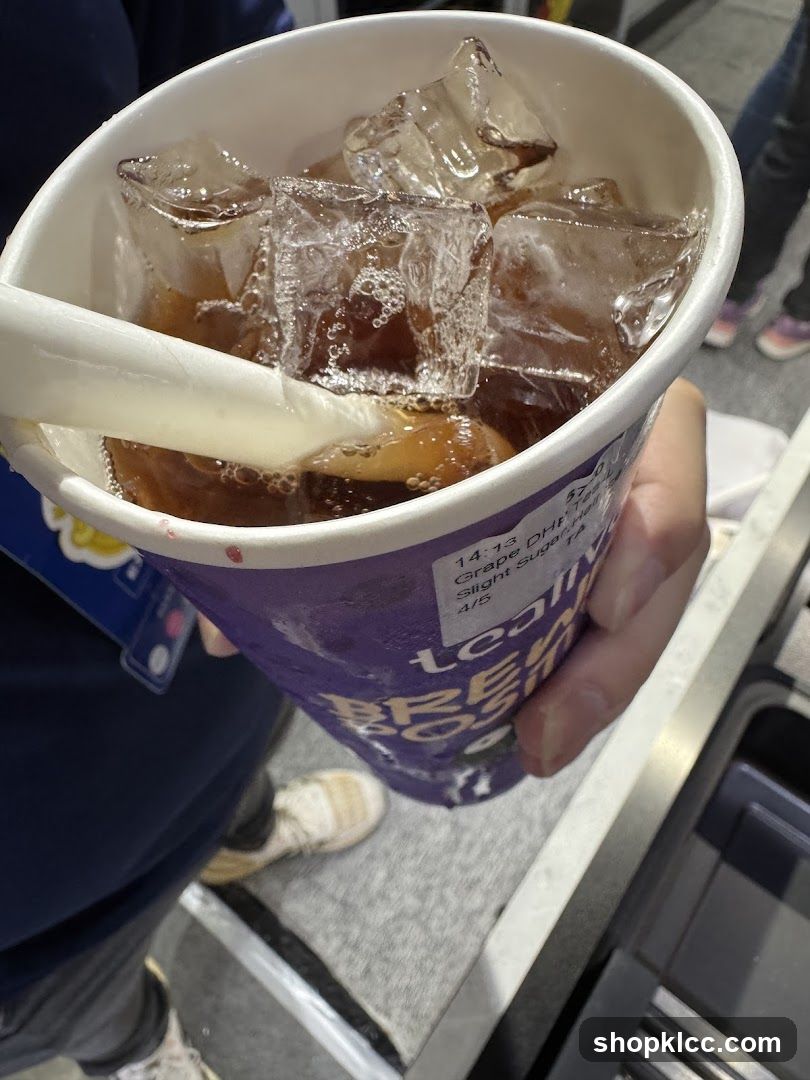 Iced Tea in a Branded Cup