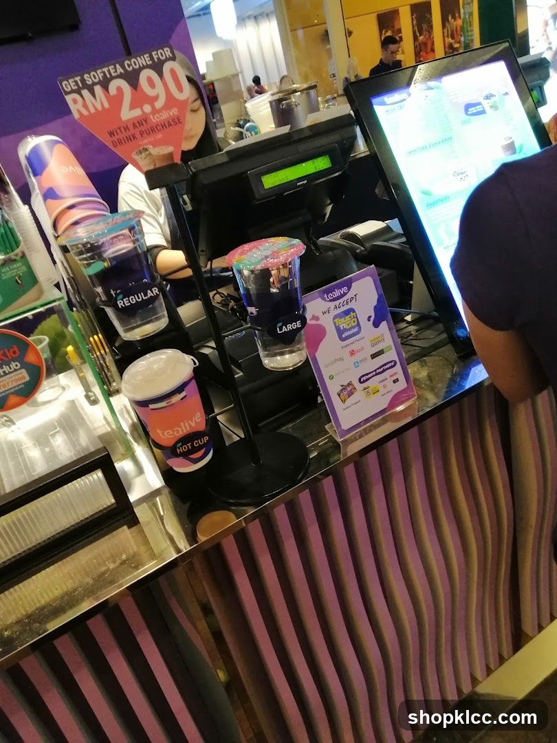 Tealive Counter