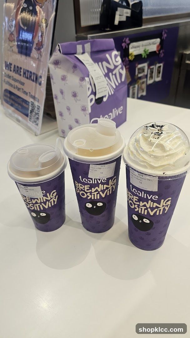 Tealive Drinks