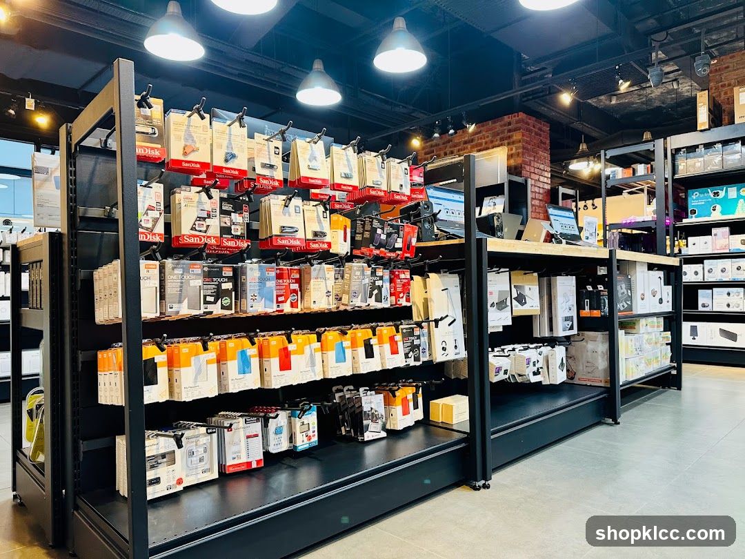 Electronics Store Interior