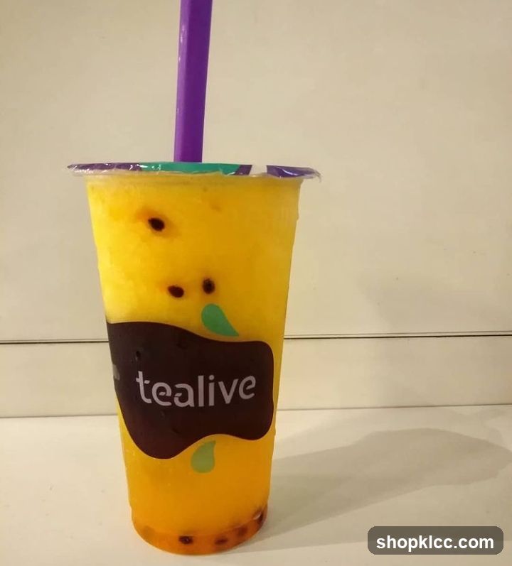 Tealive Mango Smoothie