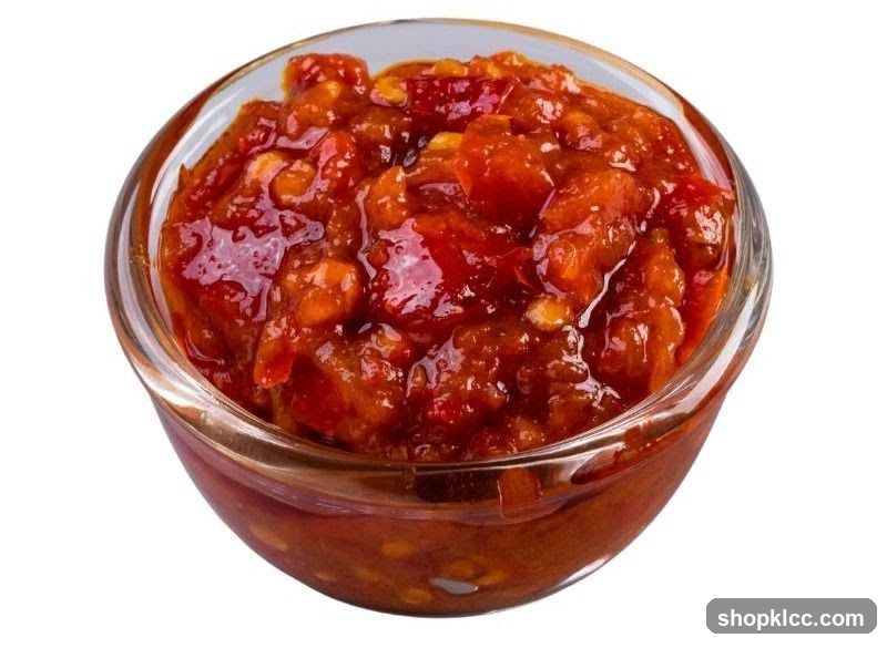 Chili Chutney in a Bowl