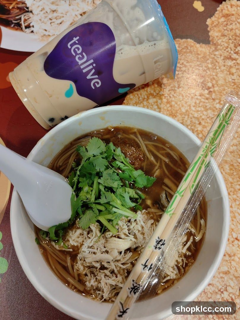 Noodle Soup and Bubble Tea