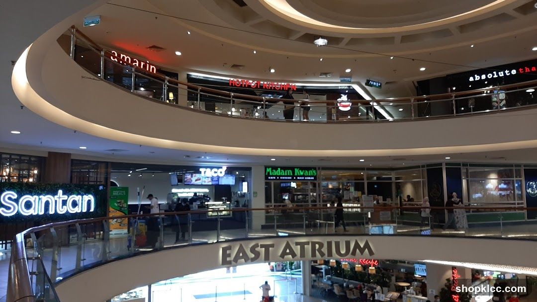 Mall Interior with Multiple Shops