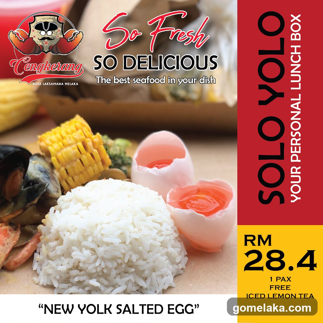 Cengkerang Solo Yolo Lunch Box Advertisement