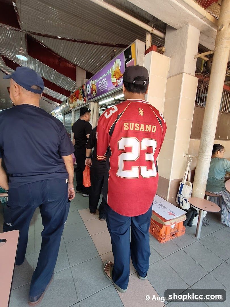People in a food court